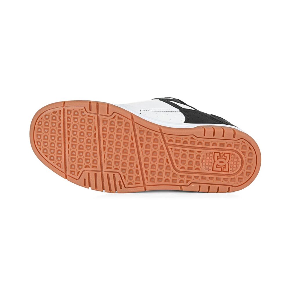 DC Stag Skate Shoes - White/Black/Blue