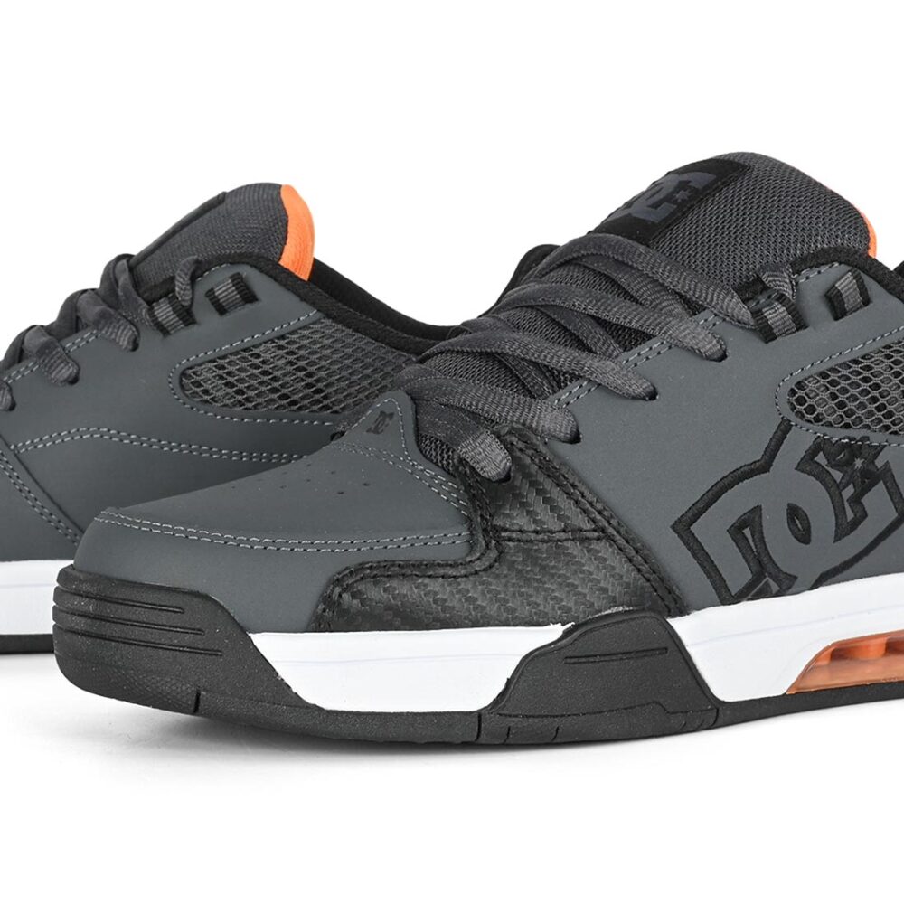 DC Versatile Skate Shoes - Grey/Black/Orange