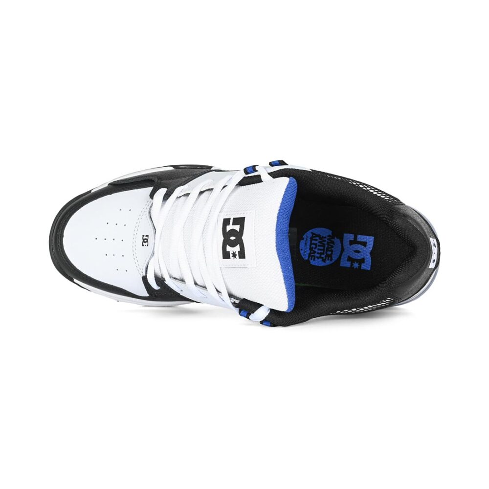 DC Versatile Skate Shoes - White/Black/Blue (SP25)