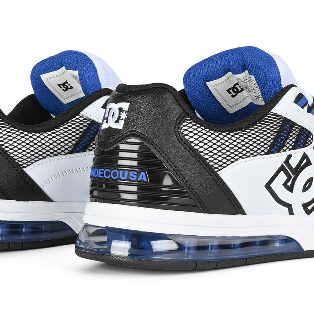 DC Versatile Skate Shoes - White/Black/Blue (SP25)
