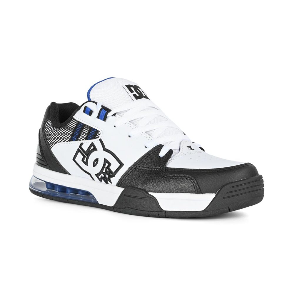 DC Versatile Skate Shoes - White/Black/Blue (SP25)