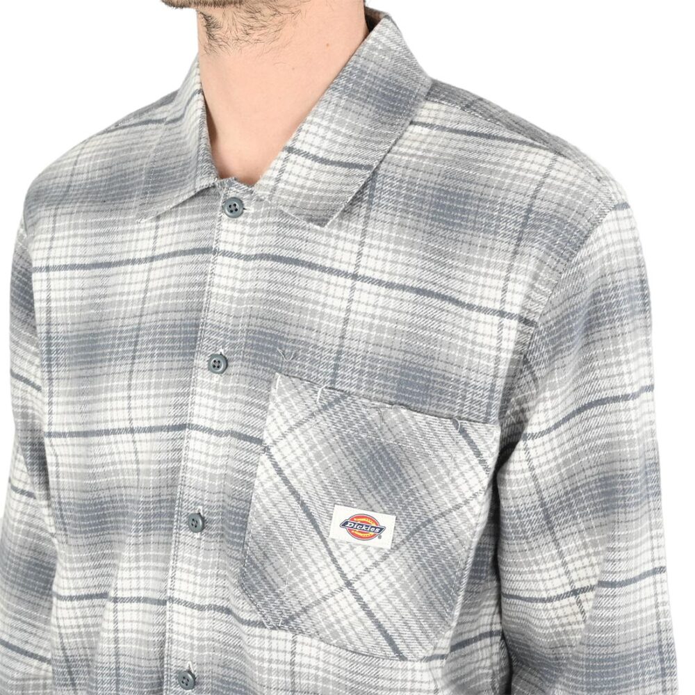 Dickies Forest Check L/S Shirt - Stormy Weather