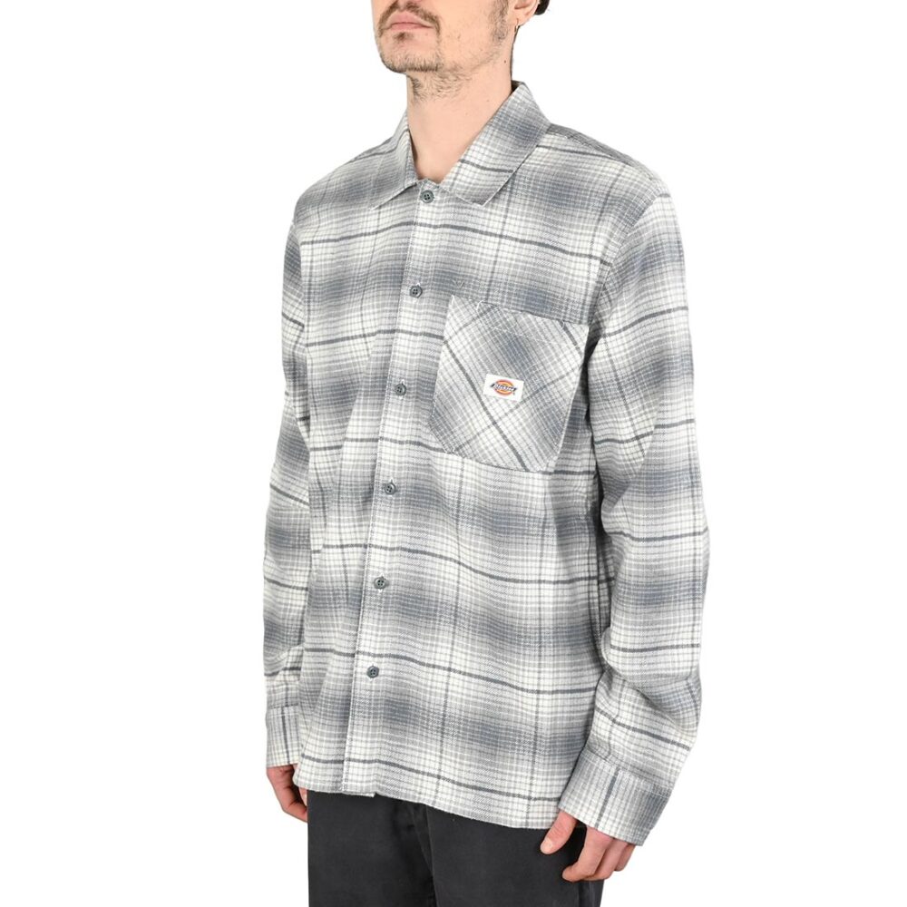 Dickies Forest Check L/S Shirt - Stormy Weather