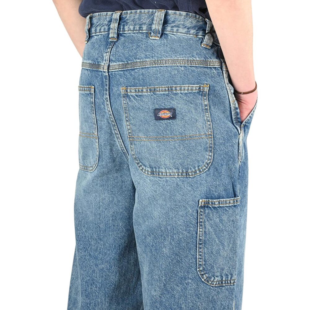 Dickies Madison Baggy Jeans - Rinsed Blue Fade