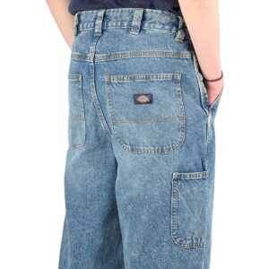 Dickies Madison Baggy Jeans - Rinsed Blue Fade