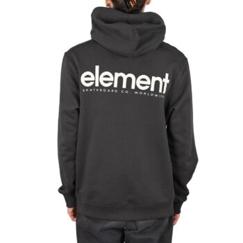 Element Simple Logo Pullover Hoodie - Off Black