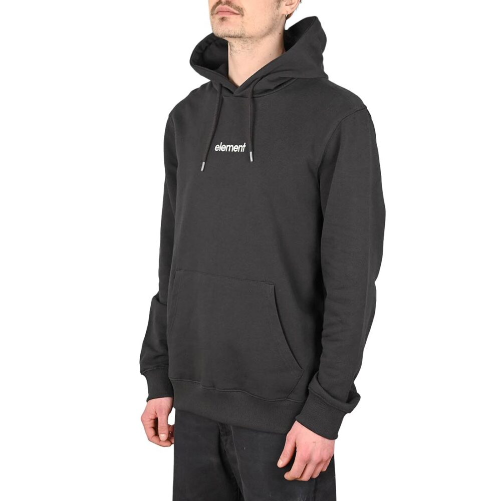 Element Simple Logo Pullover Hoodie - Off Black