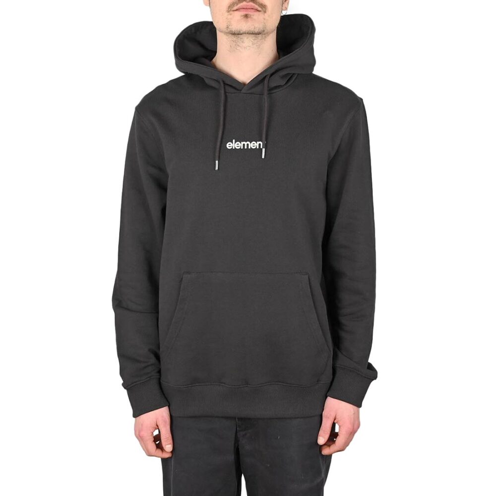 Element Simple Logo Pullover Hoodie - Off Black
