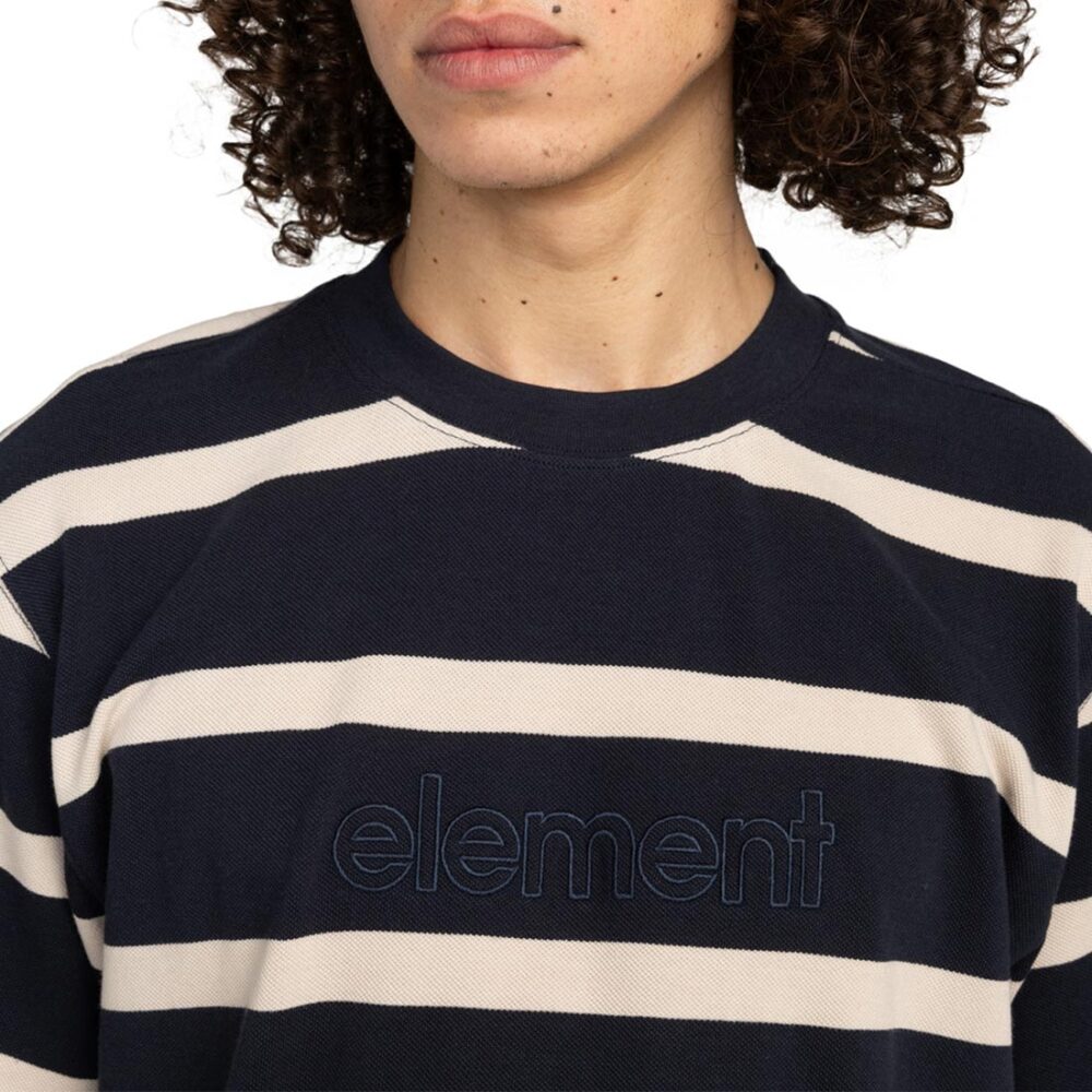 Element Yacht Club S/S T-Shirt - Oat Milk/Eclipse Navy