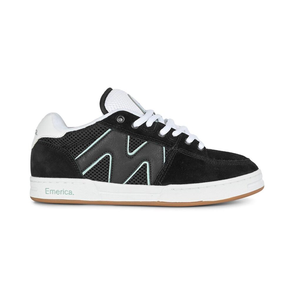 Emerica OG-1 Skate Shoes - Black/White/Green
