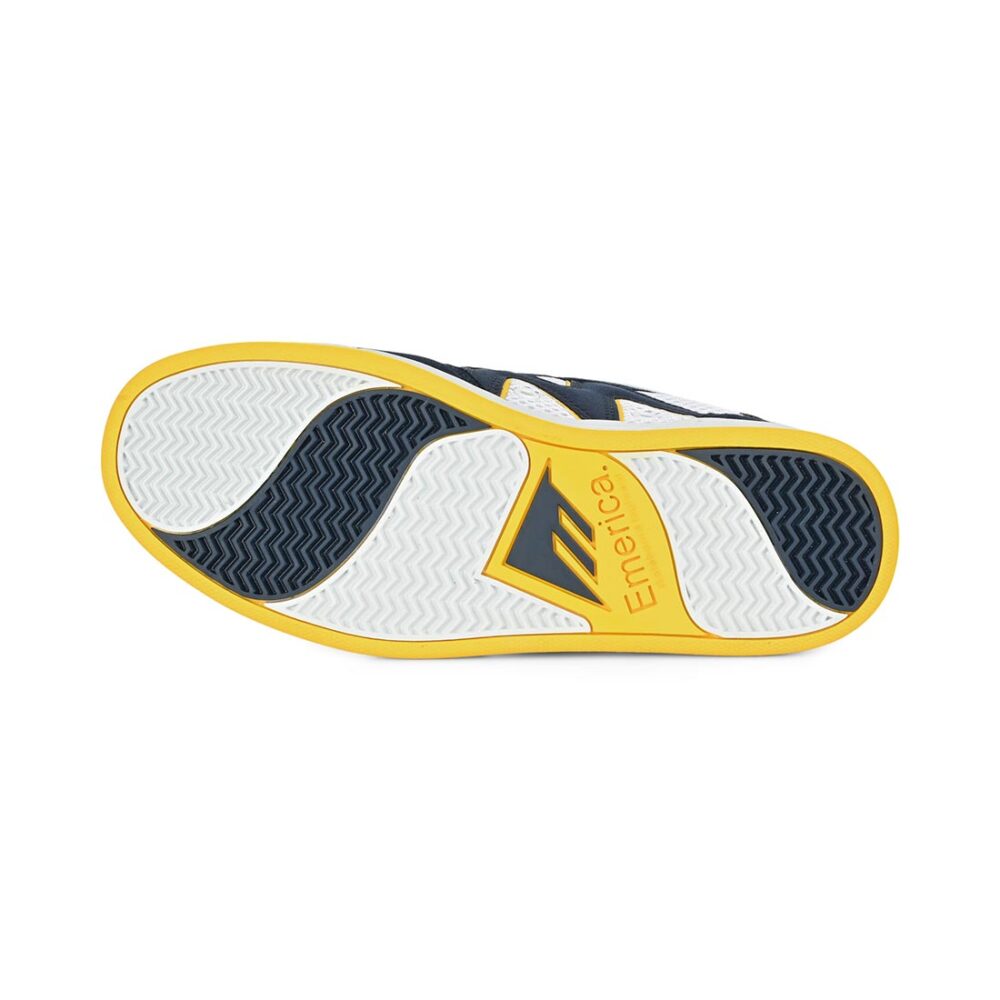 Emerica OG-1 Skate Shoes - Navy/White/Yellow