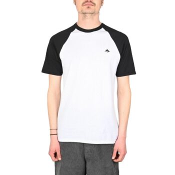Emerica Triangle Baseball T-Shirt - Black/White