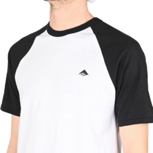 Emerica Triangle Baseball T-Shirt - Black/White