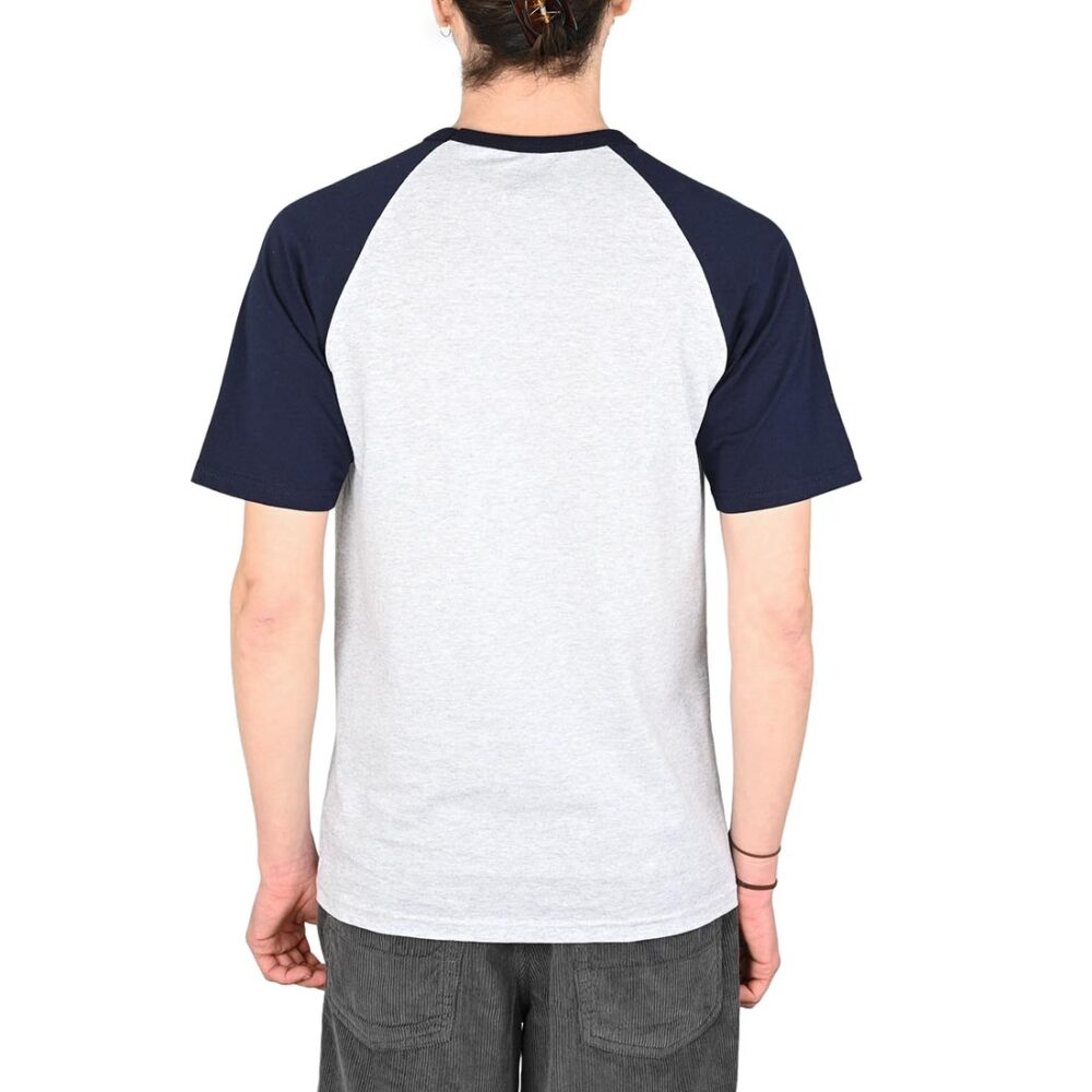 Emerica Triangle Baseball T-Shirt - Navy/Grey