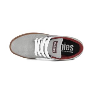 Etnies Barge LS Skate Shoes - Grey/Gum/Red