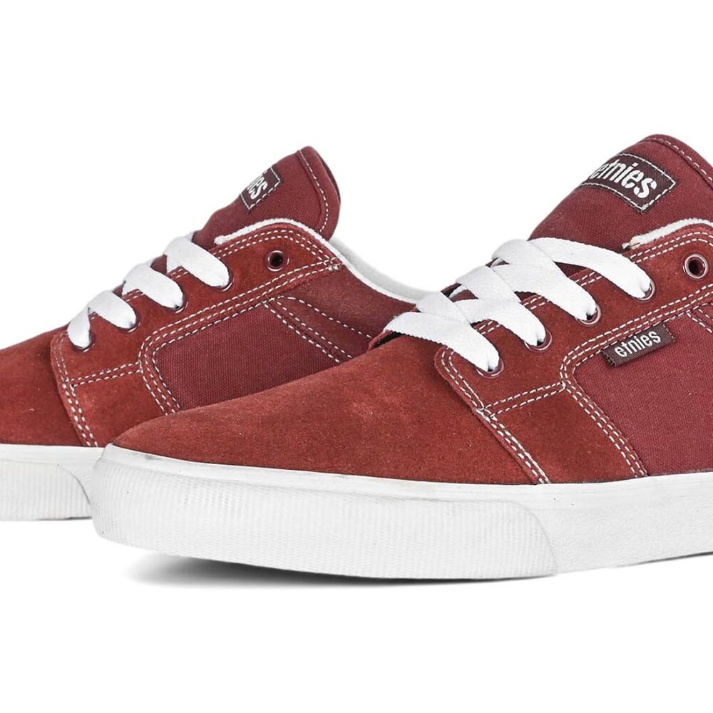Etnies Barge LS Skate Shoes - Maroon