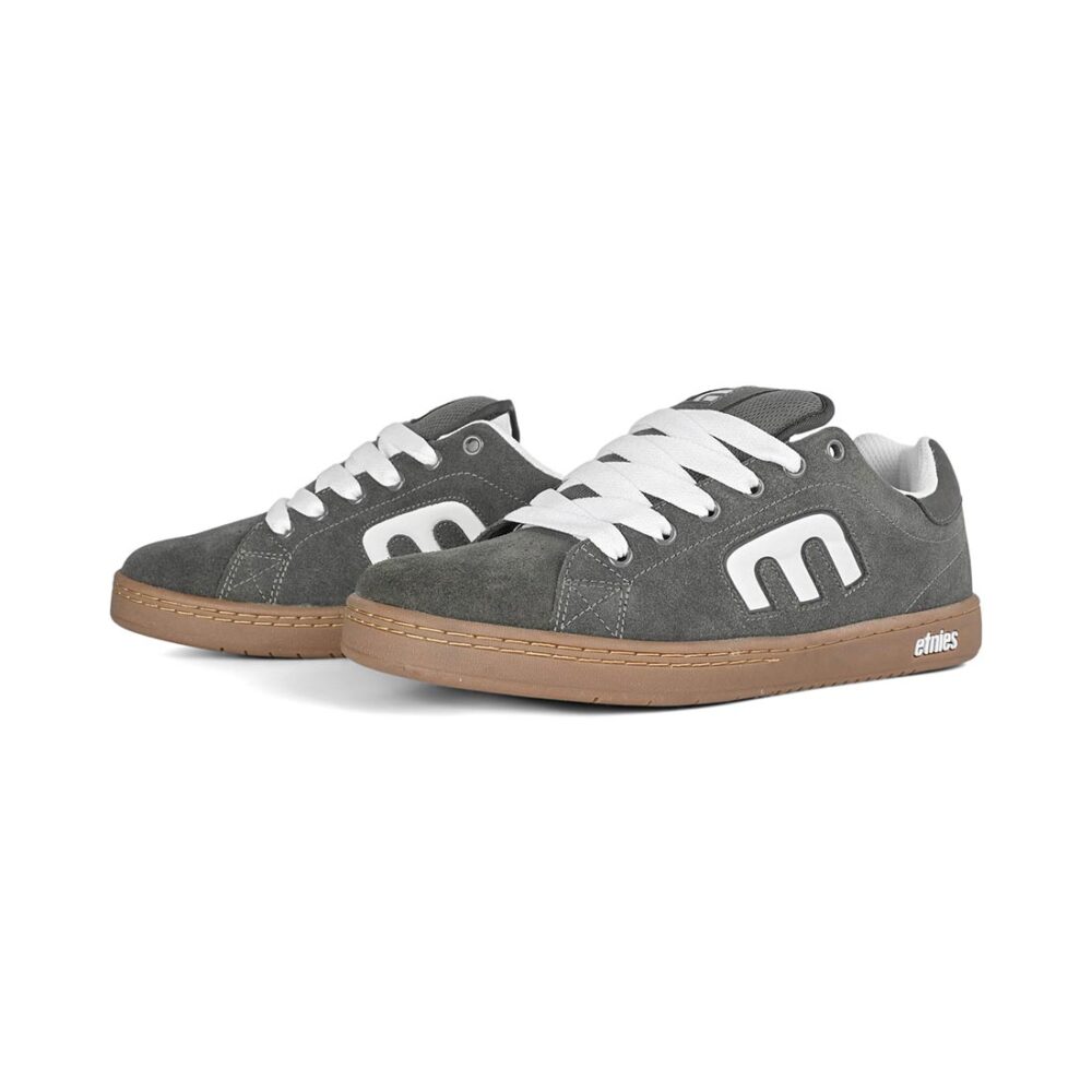 Etnies Callicut Skate Shoes - Grey/White/Gum