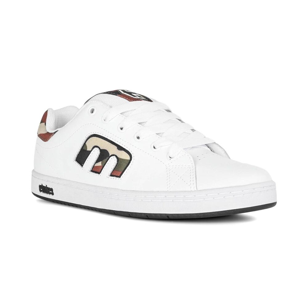 Etnies Callicut Skate Shoes - White/Camo