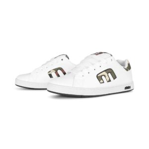 Etnies Callicut Skate Shoes - White/Camo