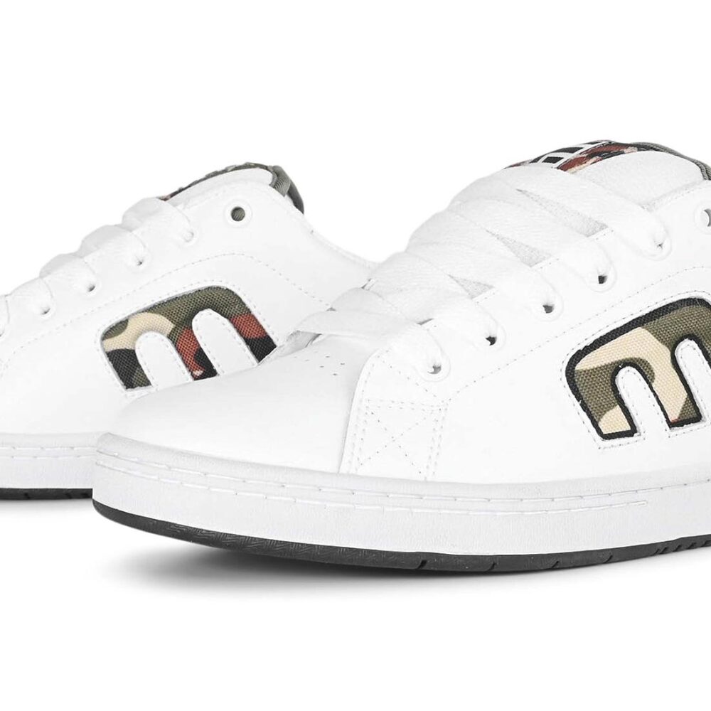 Etnies Callicut Skate Shoes - White/Camo