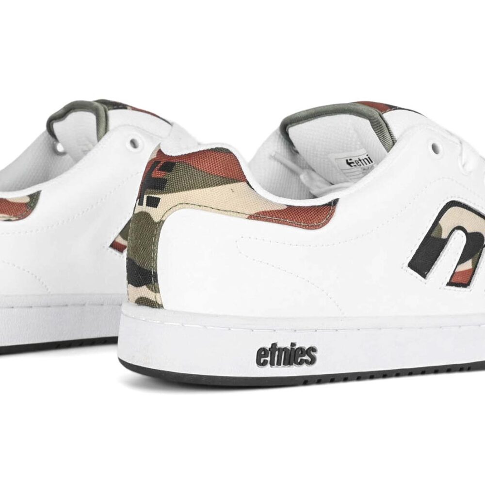 Etnies Callicut Skate Shoes - White/Camo