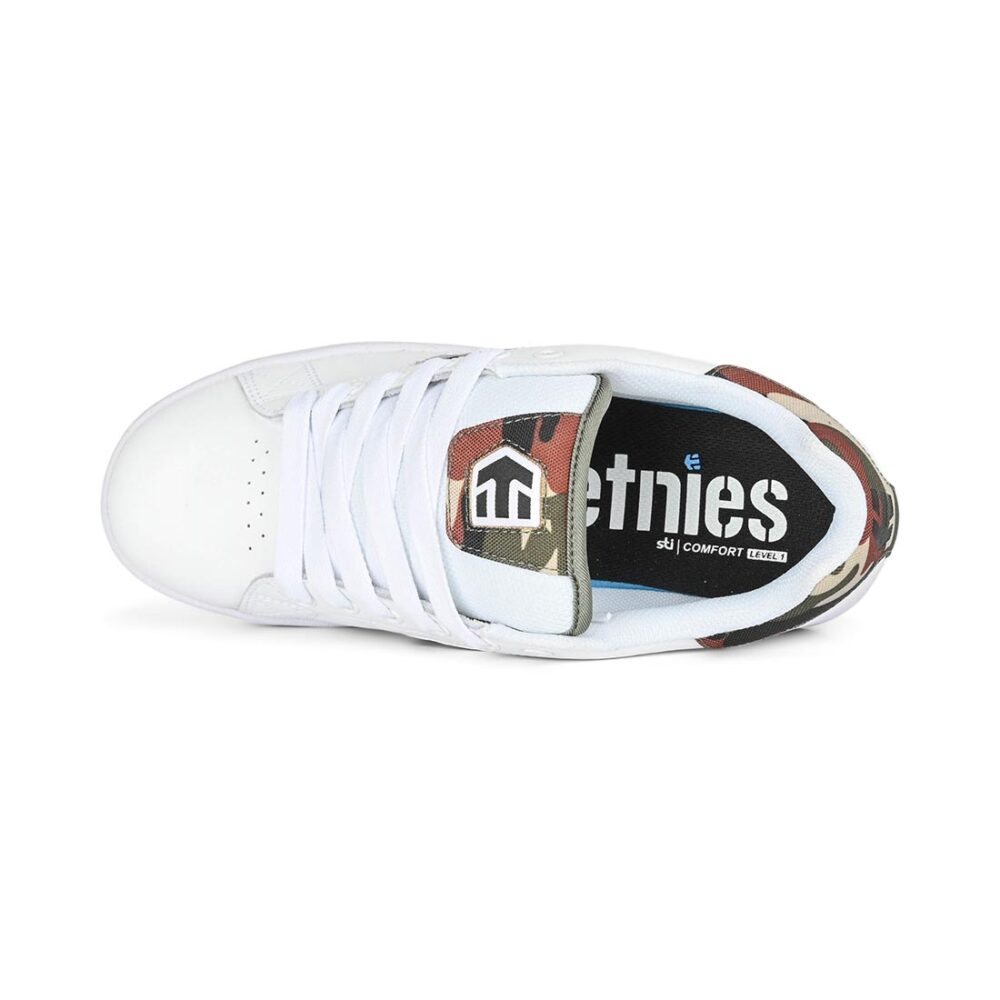 Etnies Callicut Skate Shoes - White/Camo