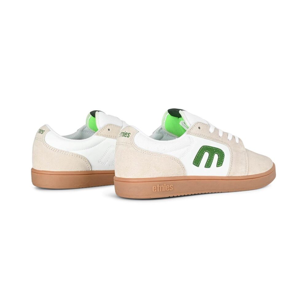 Etnies Cresta Skate Shoes - White/Green/Gum