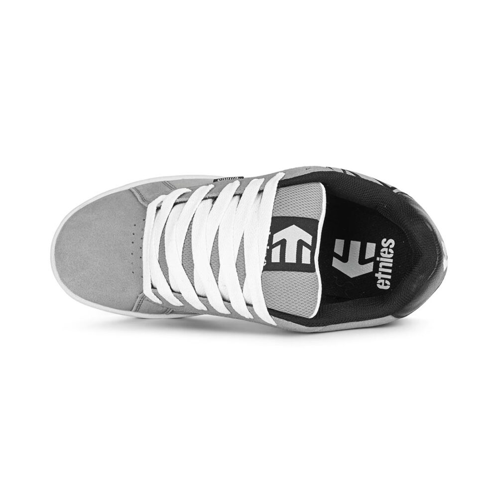 Etnies Fader Skate Shoes - Light Grey/Black