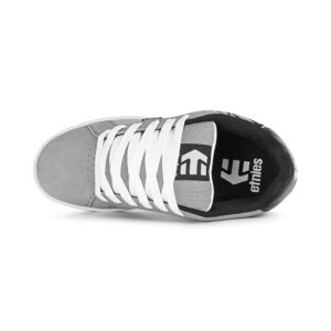 Etnies Fader Skate Shoes - Light Grey/Black