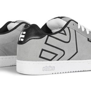 Etnies Fader Skate Shoes - Light Grey/Black