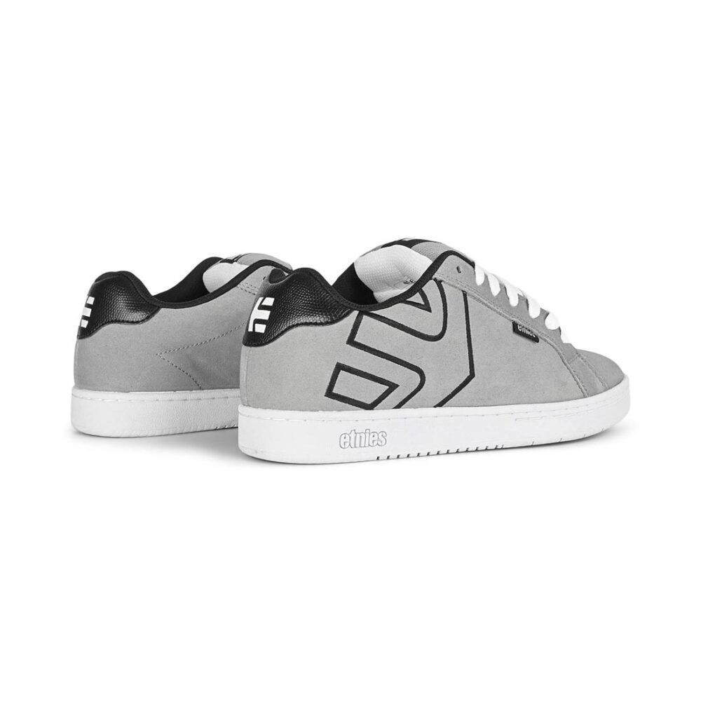 Etnies Fader Skate Shoes - Light Grey/Black
