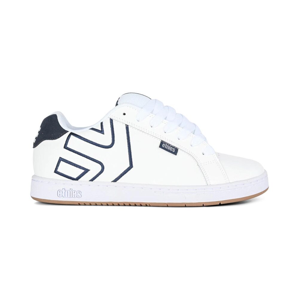 Etnies Fader Skate Shoes - White/White/Navy