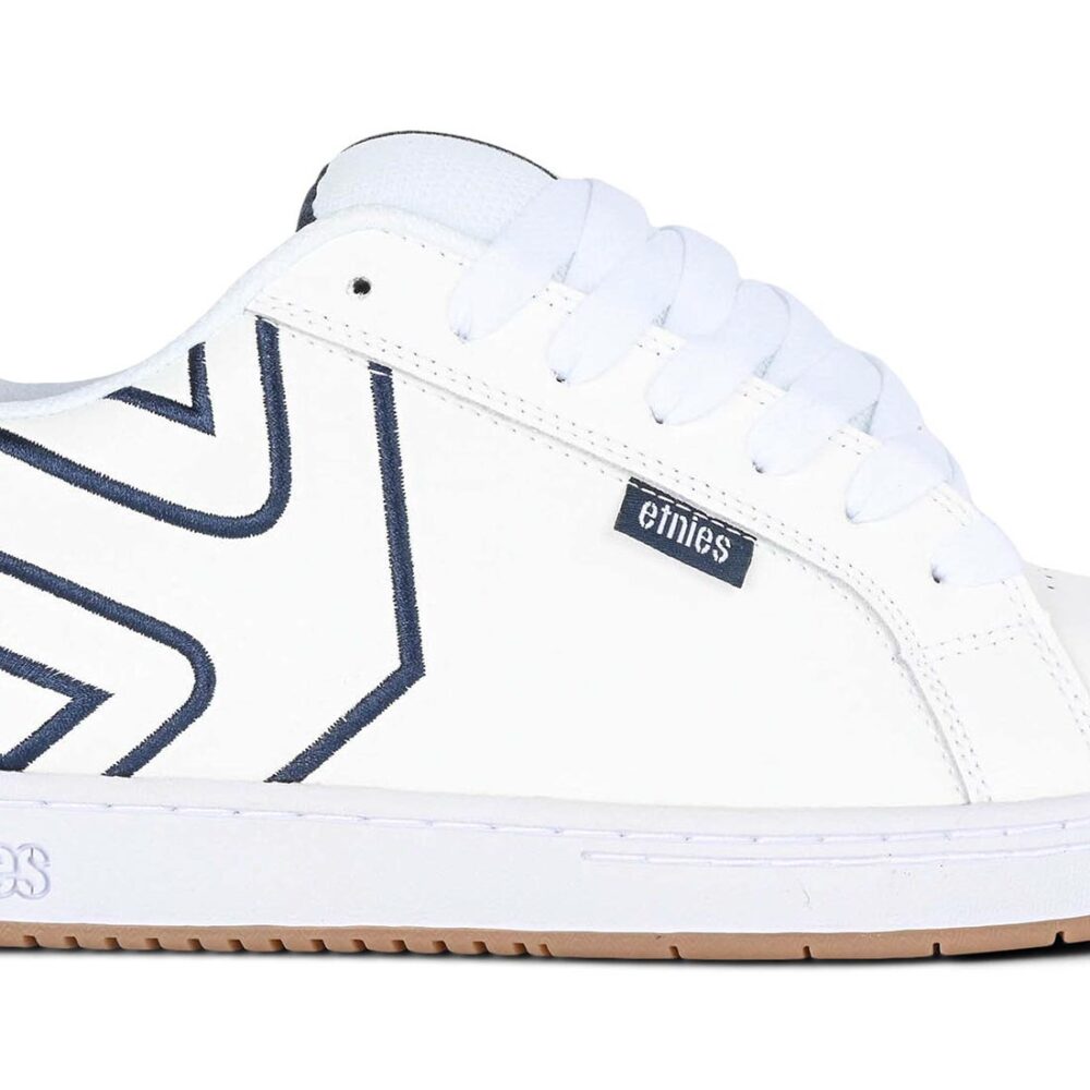 Etnies Fader Skate Shoes - White/White/Navy