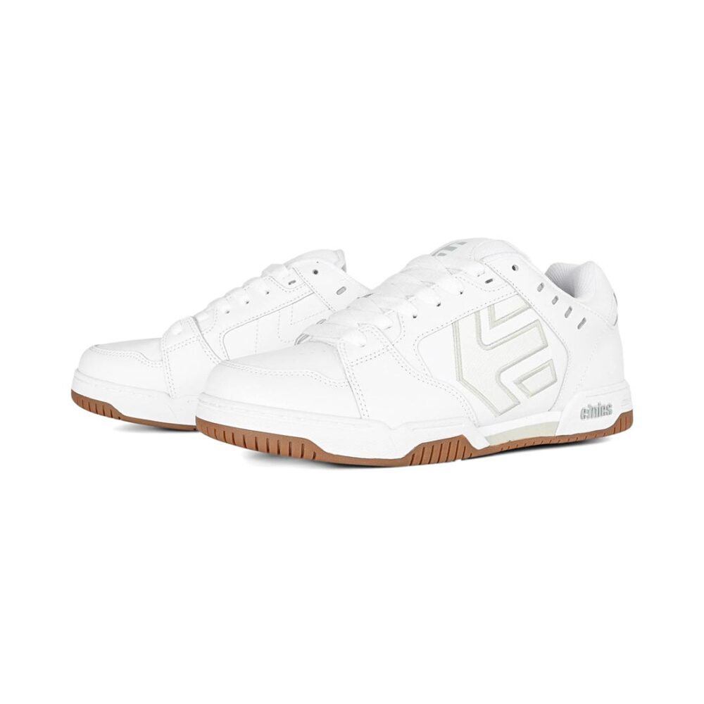 Etnies Faze Skate Shoes - White/White/Gum