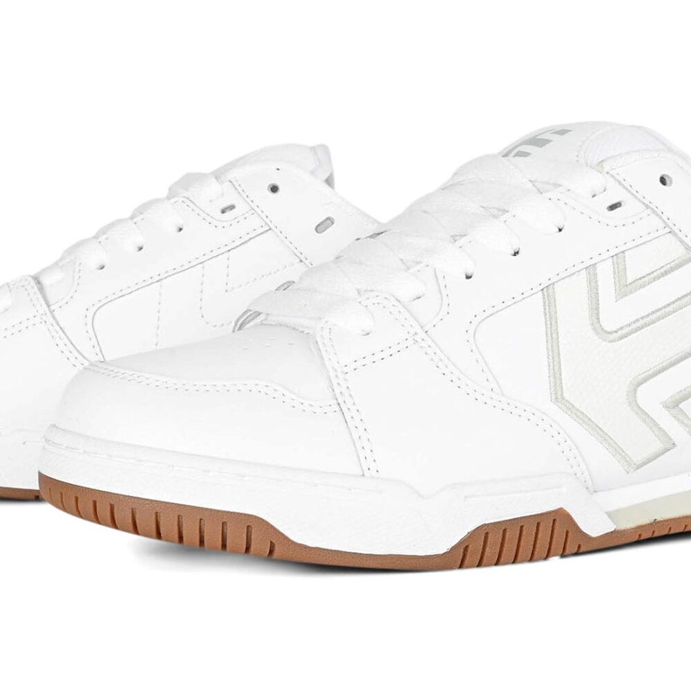Etnies Faze Skate Shoes - White/White/Gum