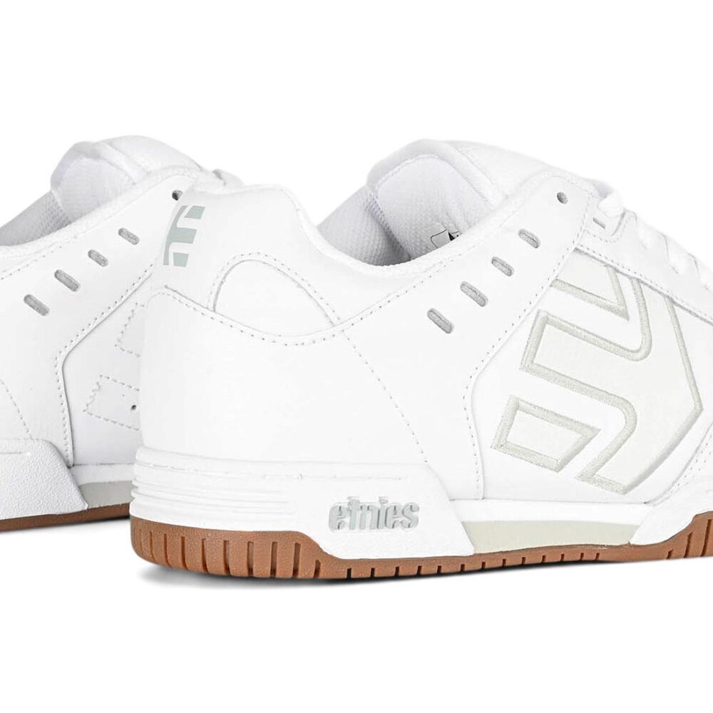 Etnies Faze Skate Shoes - White/White/Gum