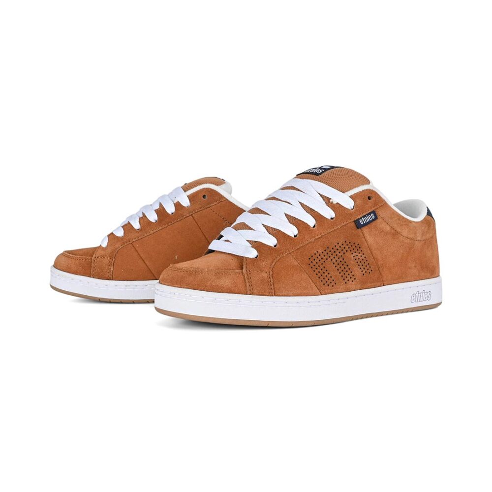 Etnies Kingpin Skate Shoes - Brown/Navy