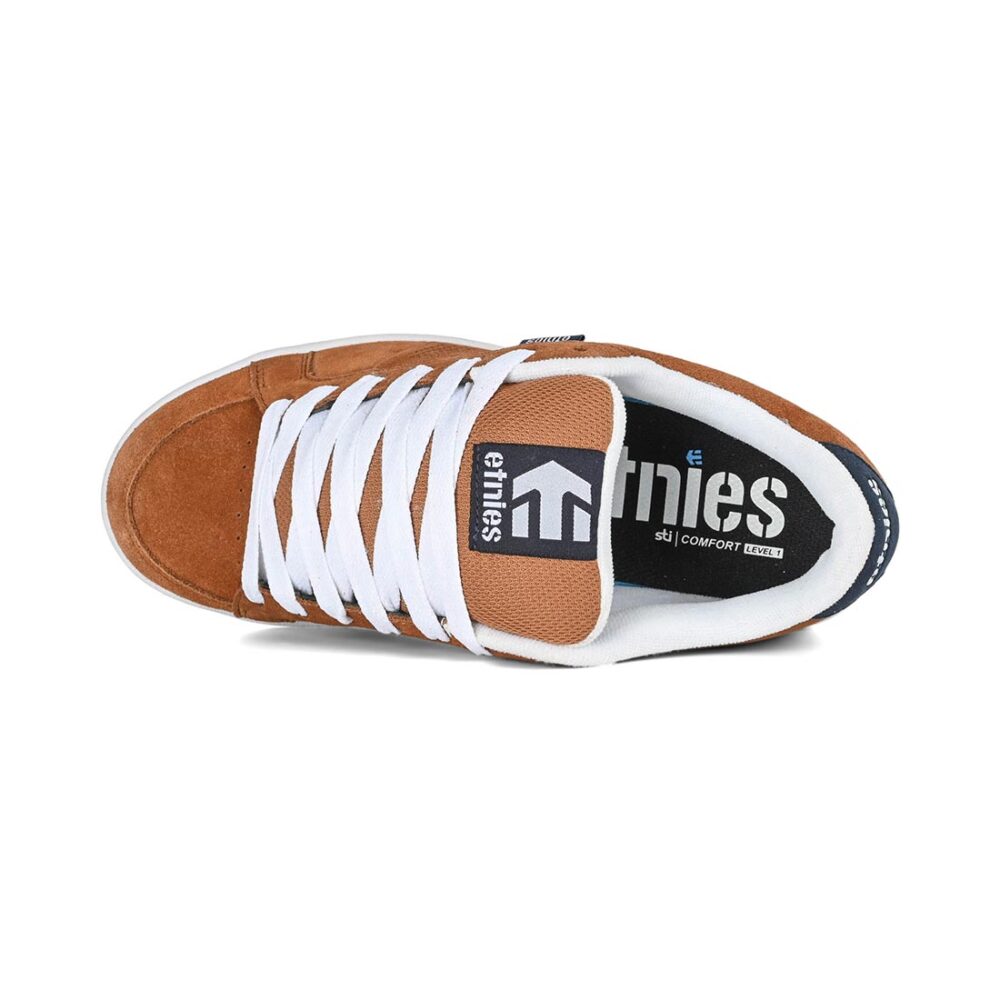 Etnies Kingpin Skate Shoes - Brown/Navy