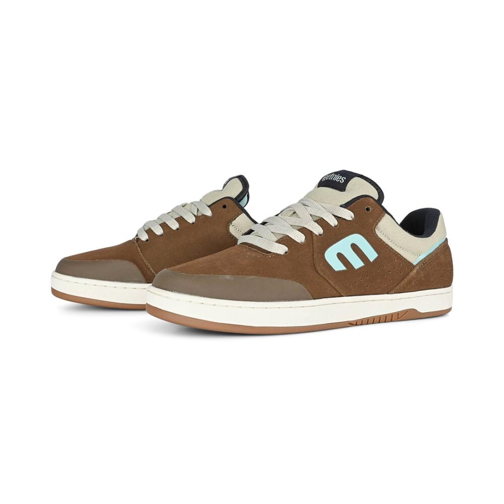 Etnies Marana Skate Shoes - Brown/Blue