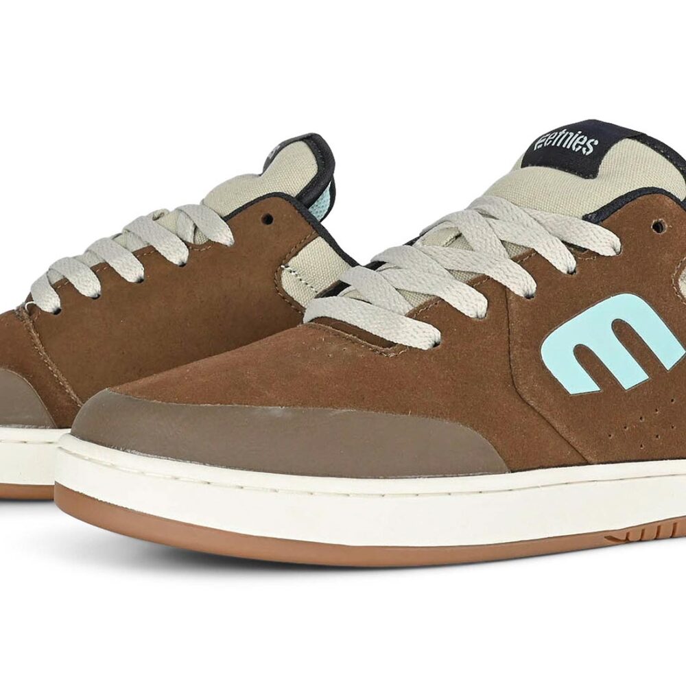 Etnies Marana Skate Shoes - Brown/Blue
