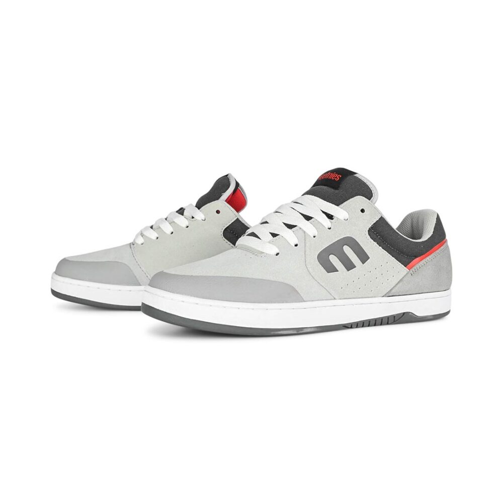 Etnies Marana Skate Shoes - Grey/Grey/Red