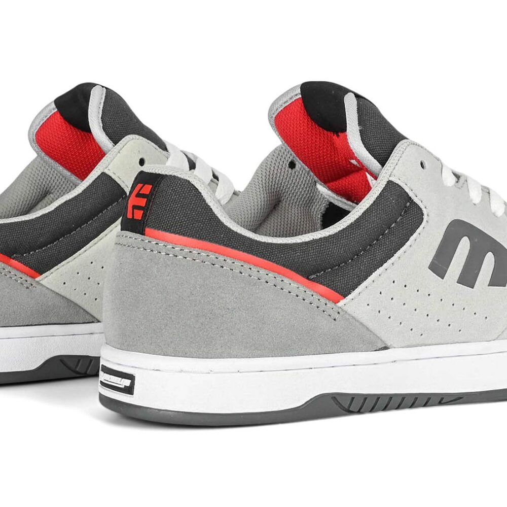 Etnies Marana Skate Shoes - Grey/Grey/Red