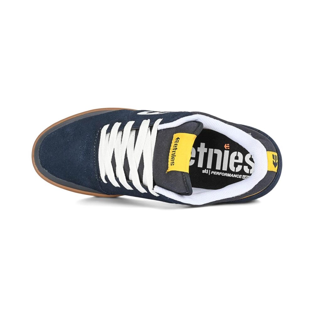 Etnies Marana Skate Shoes - Navy/Gum/Yellow