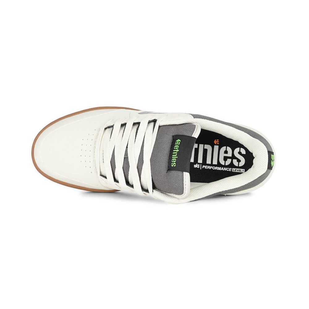 Etnies Marana Skate Shoes - White/Grey/Gum