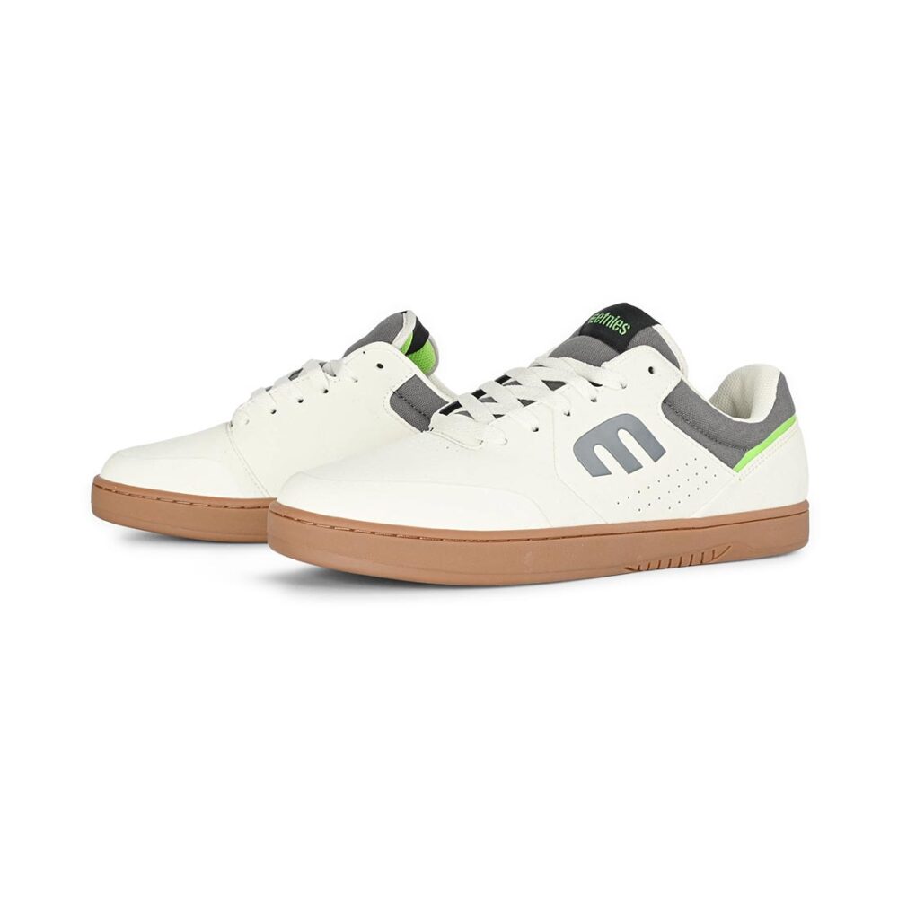 Etnies Marana Skate Shoes - White/Grey/Gum