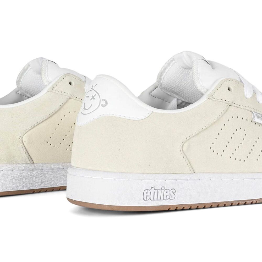 Etnies Scam Skate Shoes - White/White