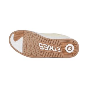 Etnies Scam Skate Shoes - White/White