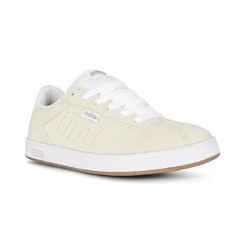 Etnies Scam Skate Shoes - White/White