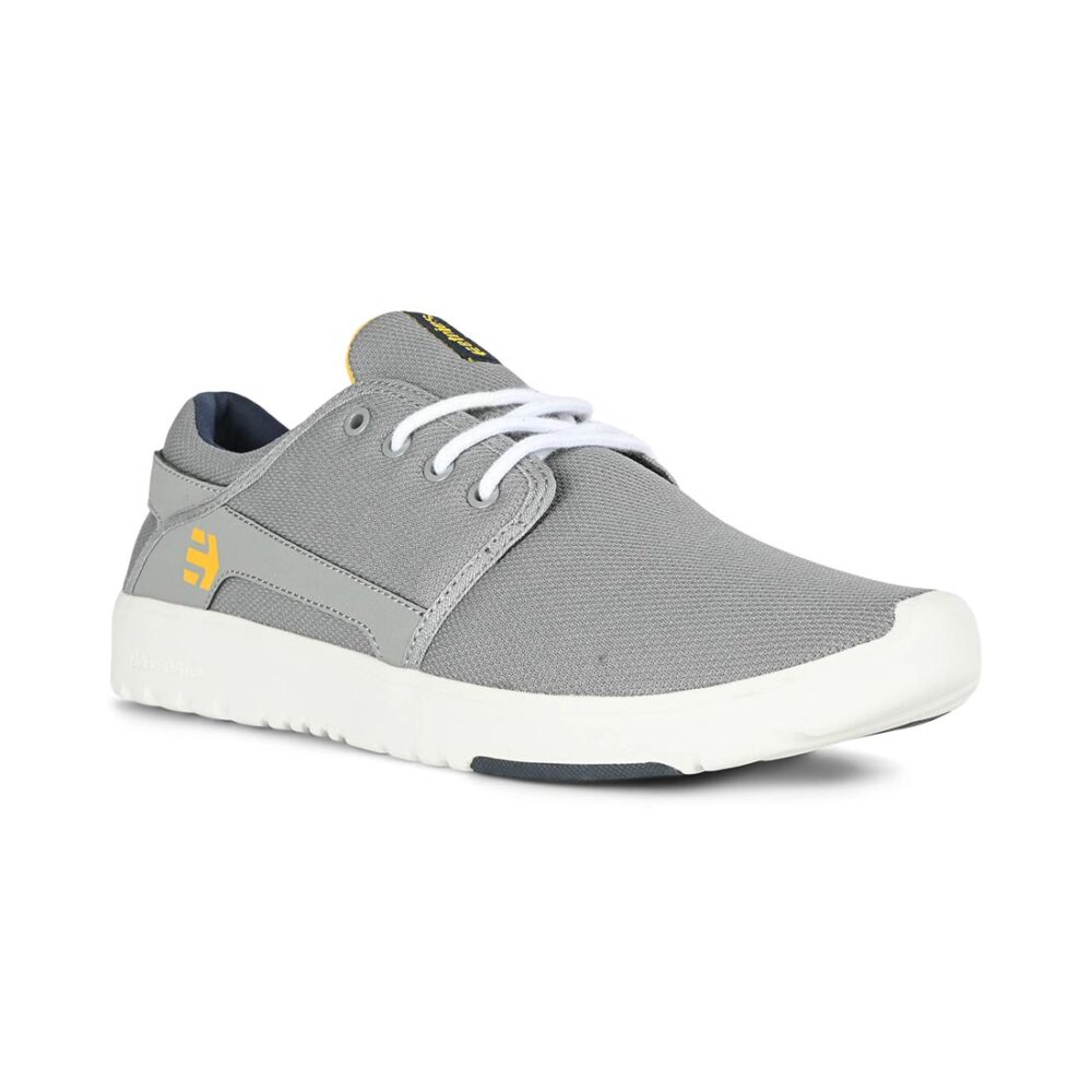 Etnies Scout Shoes - Grey/Navy/Yellow