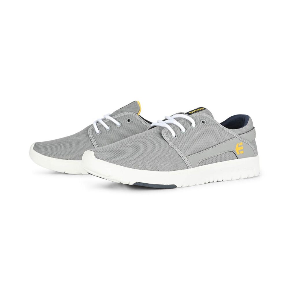 Etnies Scout Shoes - Grey/Navy/Yellow